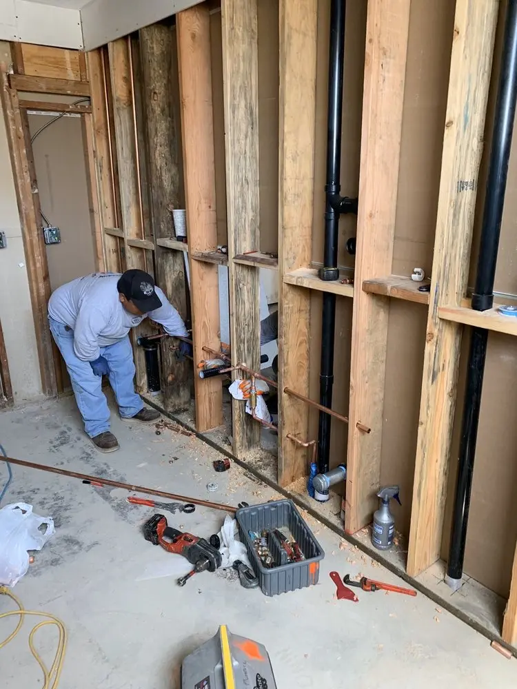 Commercial rough-in plumbing for Gas Line Repair in Gravesville